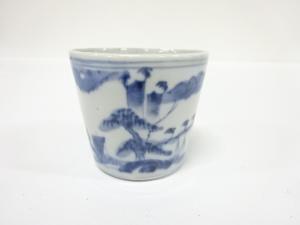 古伊万里　染付　蕎麦猪口